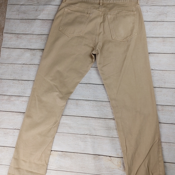 Vintage Tan Club Monaco Jeans Wide straight leg  taper balloon leg 30 y2K - Picture 6 of 8